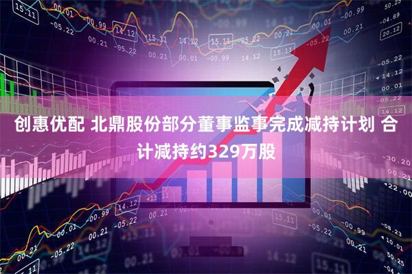 创惠优配 北鼎股份部分董事监事完成减持计划 合计减持约329万股